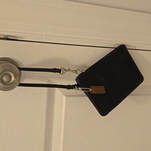 Coach  black wristlet